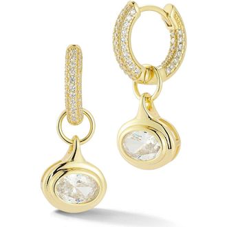 Glaze Jewelry Huggie Drop Earrings in Gold at Nordstrom Rack