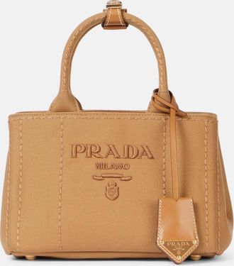 Prada Borsa Jardinière Mini in canvas