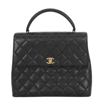 Chanel Pre-owned Vintage Handbag - Dames - Pre-owned - Zwart - Maat: ONE Size