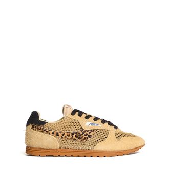 Autry Windspin Suede Animalier Running Sneakers