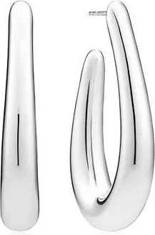 Sif Jakobs Jewellery Earrings Goccia Pianura Piccolo in Sterling Silver at Nordstrom, Size Large