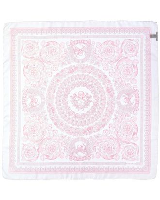 Versace Barocco Print Silk Scarf