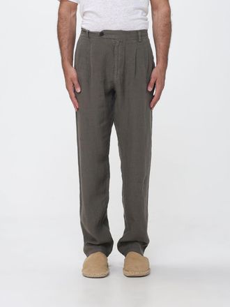 MC2 Saint Barth Pantaloni chino in lino con chiusura decentrata