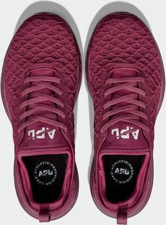 Athletic Propulsion Labs Mens Techloom Phantom Sneakers In Burgundy/creme