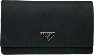 Prada Pre-owned Wallets, female, Black, Size: ONE SIZE Pre-owned Vintage Wallet