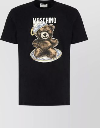 Moschino crew neck graphic print short sleeves t-shirt