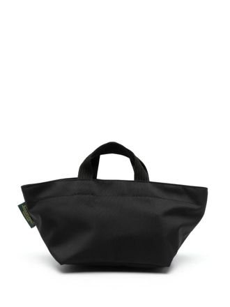 Herve Chapelier Borsa tote mini a trapezio - Nero