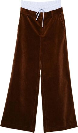 Monse Pantaloni a coste - Marrone