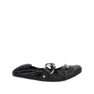 Balenciaga Ballerinas, female, Black, Size: 10 US City Ballerina