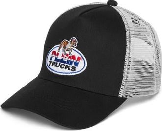 Philipp Plein Mesh Baseball Cap Plein Trucks Unisex in Black at Nordstrom, Size 00