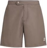 Brunello Cucinelli Nylon swim shorts in Hazelnut at Nordstrom, Size Xxx-Large Eu