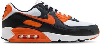 Nike Mens Air Max 90 - Shoes White/Orange/Grey Size 10.0