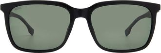 HUGO BOSS Polarized Green Square Mens Sunglasses BOSS 1579/S 0807/UC 57