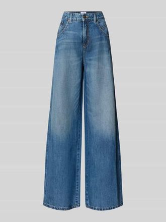 Cambio Wide Leg Jeans aus Baumwoll-Mix Modell PALAZZO in Jeansblau, Gr&ouml;&szlig;e 32
