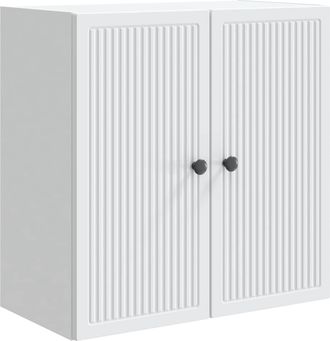 vidaXL Armario De Pared Blanco 59 X 31 X 60 Cm Madera De Ingenier&iacute;a Vidaxl