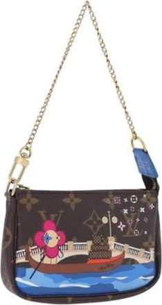 Louis Vuitton Pre-owned Accessory Pouch - - Pre-owned - Donna - Marrone - ONE SIZE