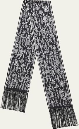 Alexander McQueen Crystal Mirror Silk Scarf