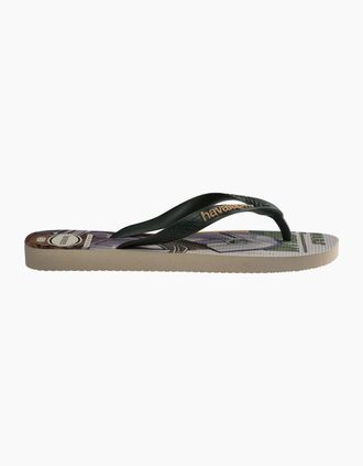 Havaianas Womens Sand Star Graphic Print Flip Flops - Black - Size: 7/6.5/6