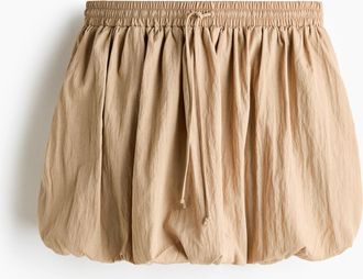 H&M Ballonjupe - Beige