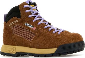 Autry Womens Malga Mid Boot Brown Suede