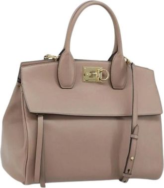 Ferragamo Pre-owned Handbags, female, Pink, Size: ONE SIZE Pre-owned Hand Bag