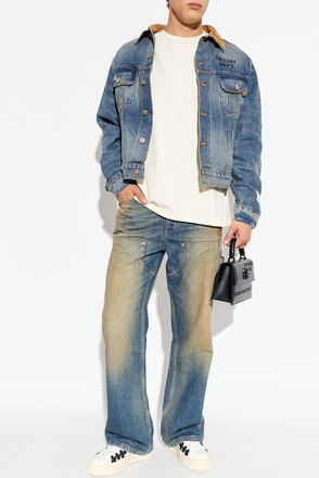 Amiri T-shirt With A Colorful Print On The Back, Mens, Cream