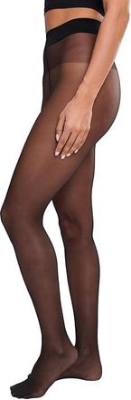 Wolford Satin Touch 20 Womens Tights Set (3 Units) Hose Black : SM (411-59 - 99-165 lbs), Elastane/Polyamide