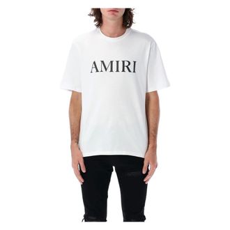 Amiri T-Shirts, male, White, S, White Core Logo T-Shirt