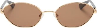 Le Specs Le BeBe geometric-frame sunglasses - Goud