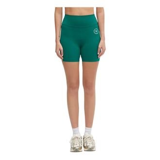 Sporty & Rich Mujer, Pantalones cortos, Verde, Talla: S