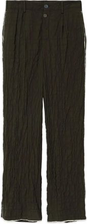 Undercover Pantaloni con bordo in pizzo - Verde