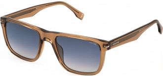 Police Mens SPLQ83 56 0805 Sunglasses - Brown - One Size