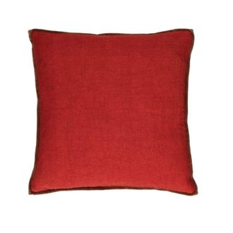 POMAX Coj&iacute;n de algod&oacute;n rojo 45X45