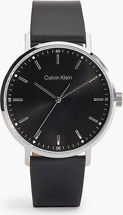 Calvin Klein Modern Leather Strap Watch