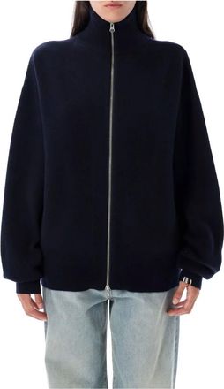 Extreme Cashmere N&deg;319 Xtra Out Cardigan - Dames - Cashmere truien - Blauw - ONE Size - Kasjmier - Truien & Vesten