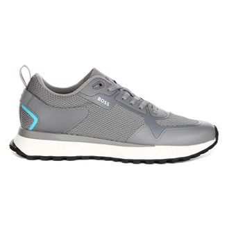 HUGO BOSS Jonah Runn Meth Trainer - male - Boss - Sneakers - Gray - 11 UK - Shoes