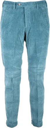 Michael Coal Aqua Green Stretch Cotton Pants