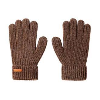 Pepe Jeans London Guantes de Punto Acanalado - Accessories - Mujer - Marr&oacute;n - ONE SIZE