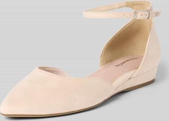 Tamaris Tamaris Ballerina mit Keilabsatz in Offwhite, Gr&ouml;&szlig;e 36