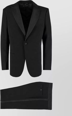 Giorgio Armani virgin wool single breasted coat