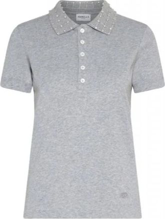 Marella Tops > Polo Shirts - Dames - Polos - Grijs - L - Tops