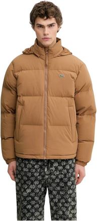 Lacoste Down Jassen - Heren - Gewatteerde jassen - Bruin - XL - Jassen