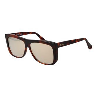 Max Mara Brown Acetate Womens Sunglasses