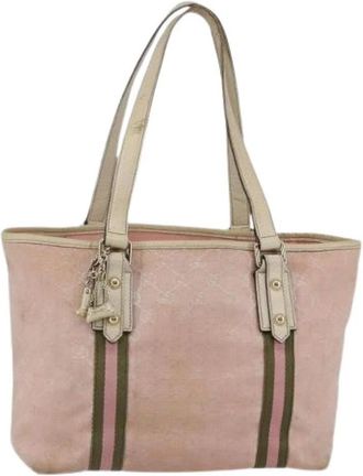 Gucci Pre-owned Vintage Tote Bag - Dames - Vintage Shopper - Roze - ONE Size - Vintage