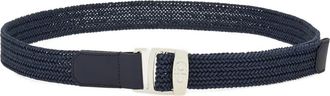 Ferragamo Riem met gancini-gesp - Blauw