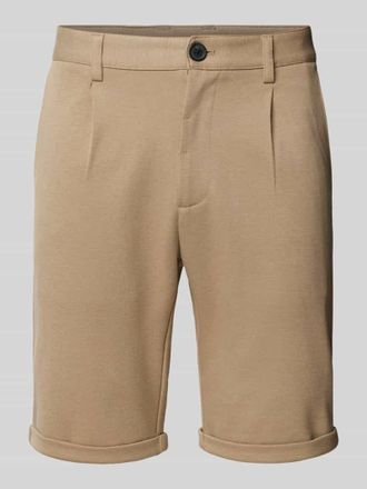 Lindbergh Lindbergh Bermudas mit Bundfalten in Sand, Gr&ouml;&szlig;e XXXL