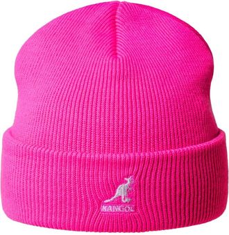 Kangol Pull-On Beanie - Dames - Hoeden - Roze - ONE Size - Accessoires