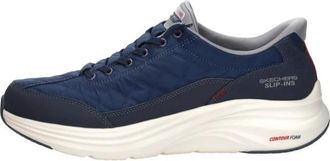 Skechers Slip-Ins Contour Foam Sneakers - Heren - Sneakers - Blauw - 46 EU - Schoenen