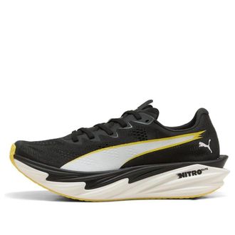 Puma x Hyrox Deviate Nitro Elite 4 Black Vibrant Yellow 314156-02