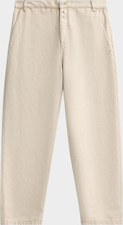 Jacquemus Men & apos;s Le De Nimes Cotton-Hemp Pants